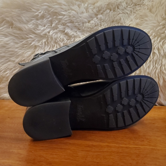 Tara M. Karinda Belted Ankle Moto Boots - Picture 8 of 9